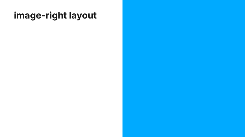 The image-right layout